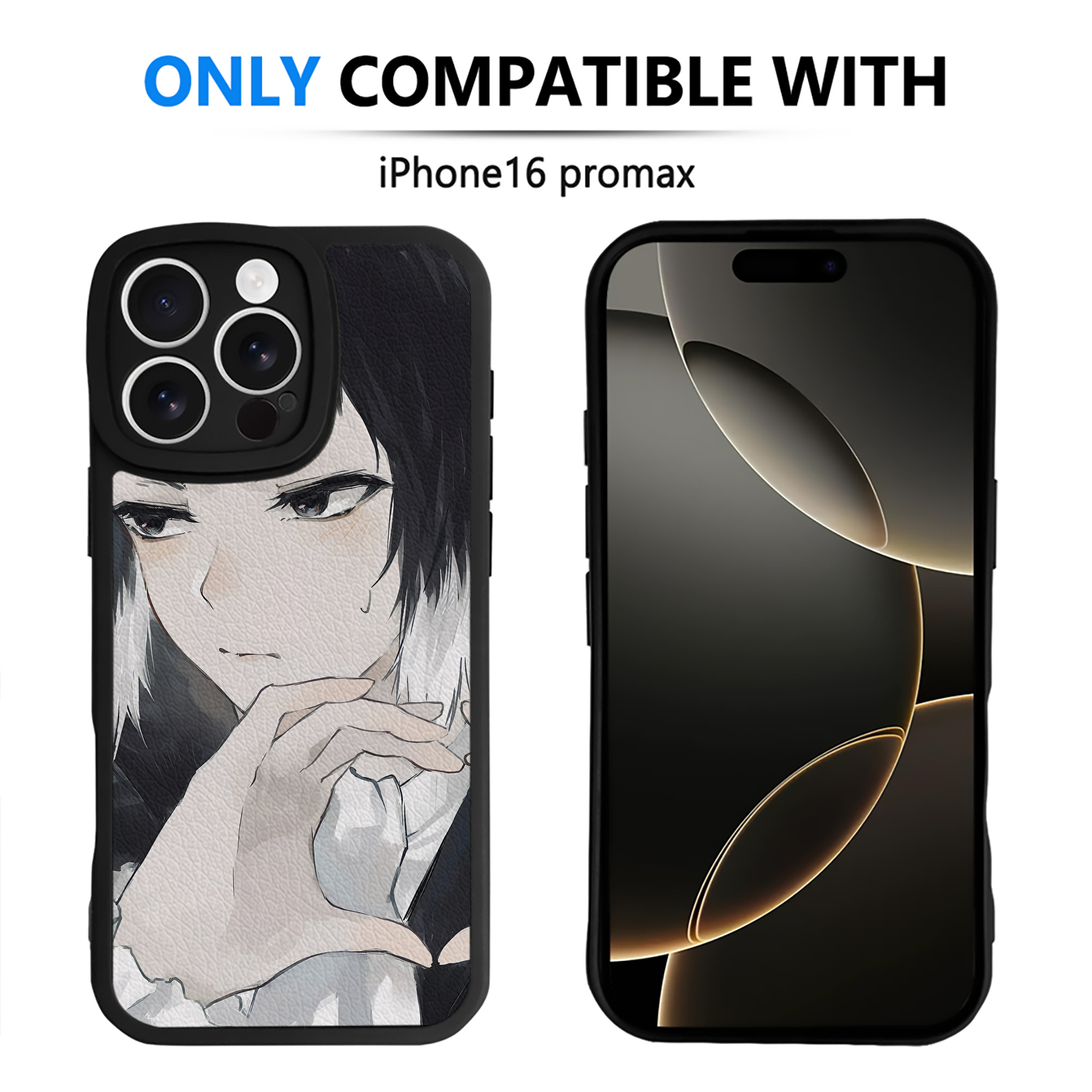 （画像用） 文豪ストレイドッグス Bungo Stray Dogs 【iPhone 16シリーズ対応】シリコンスマホケース（レザー調） 材質：シリコン